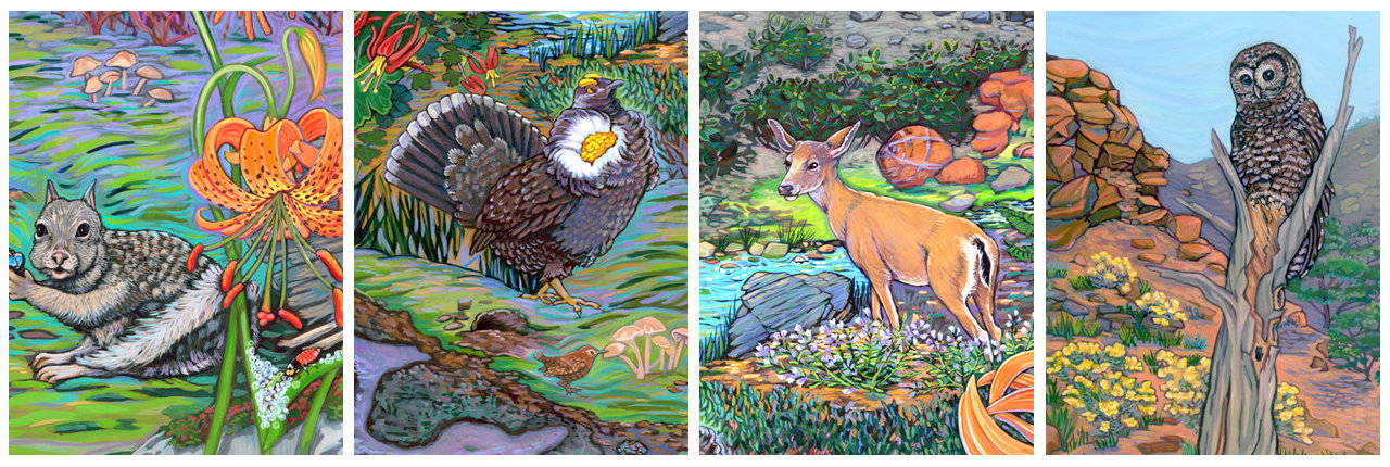 Banner2 with detail from Layers of Life mural